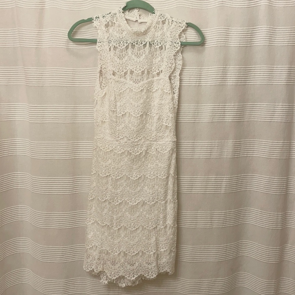 Free People White Lace Dress